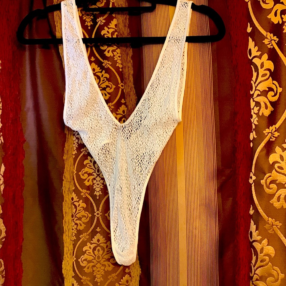 Intimate One Piece Thong Back Sexy - White